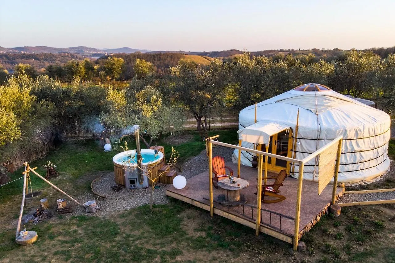 2 Cuori E 1 Yurta Glamping In Tuscany - Adults Only Asciano 0*,