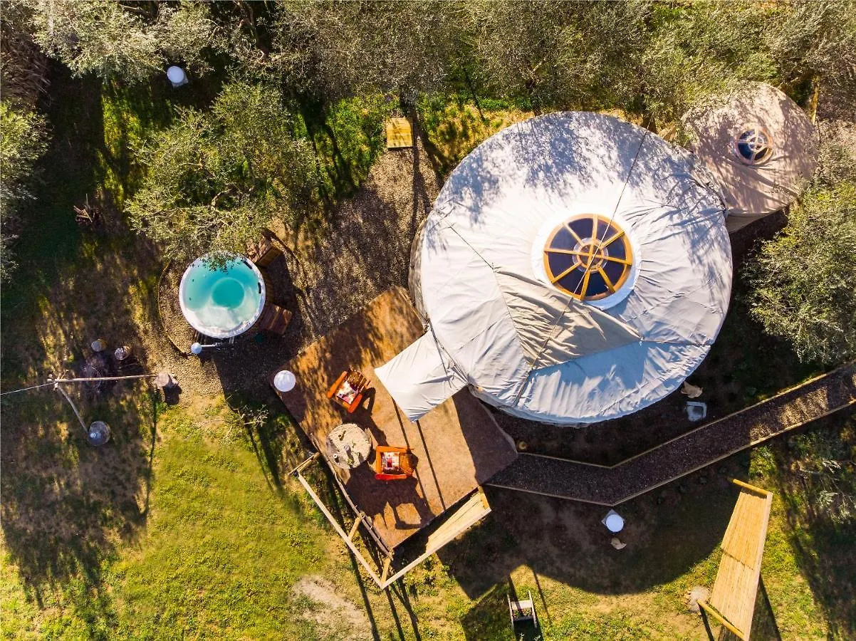 2 Cuori E 1 Yurta Glamping In Tuscany - Adults Only Asciano Luxury tent